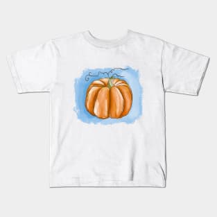 Denizko Orange pumpkin Kids T-Shirt